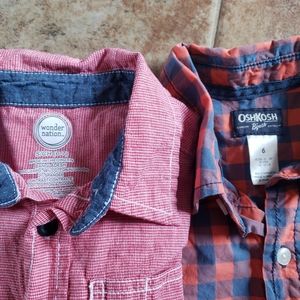 Boys button up shirts